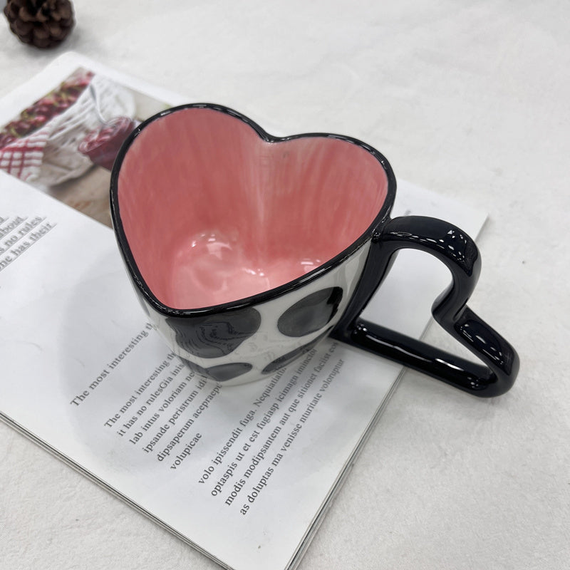 Design Mug Ceramic Love Coffee Cup - Antique Decore