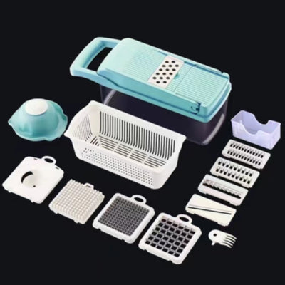 12 In 1 Manual Vegetable Chopper Kitchen Gadgets Food Chopper Onion Cutter Vegetable Slicer - Antique Decore