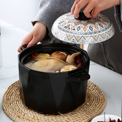 Bohemia Cookware With Lid Medium - Antique Decore