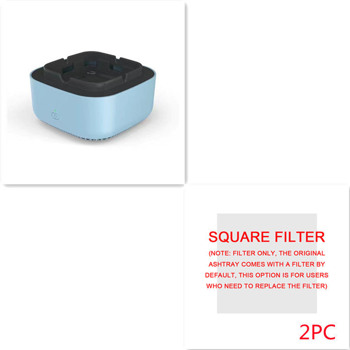 Smoke Removal Air Purification Ashtray Anion Purification Practical Automatic Purifier Ashtray Portable Gadgets For Car Ashtray - Antique Decore