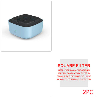 Smoke Removal Air Purification Ashtray Anion Purification Practical Automatic Purifier Ashtray Portable Gadgets For Car Ashtray - Antique Decore