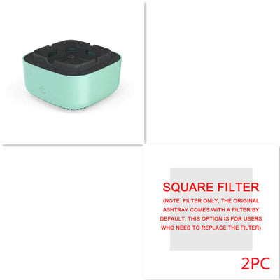 Smoke Removal Air Purification Ashtray Anion Purification Practical Automatic Purifier Ashtray Portable Gadgets For Car Ashtray - Antique Decore