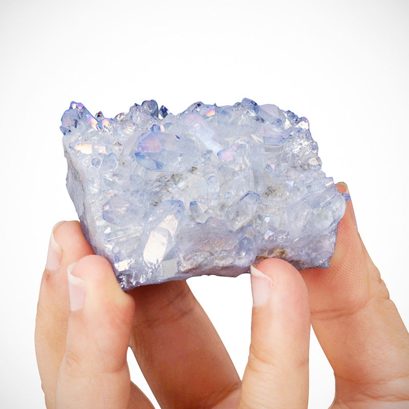 Natural Blue Crystal Cluster Original Stone