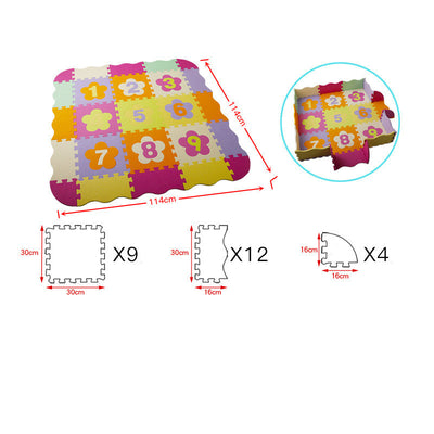 Household baby cartoon stitching EVA crawling mat