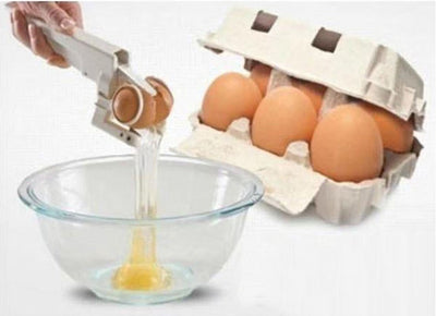 Egg Shell Cracker Handheld Plastic Egg Breaker Egg Opener Creative Egg Separator Tool Kitchen Gadgets - Antique Decore