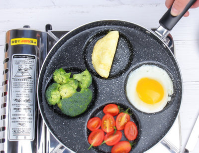 Egg Frying Pan Nonstick Pancake Pans 4-Cups Cookware Pancake Pan Egg Pan Suitable For Gas Stove - Antique Decore