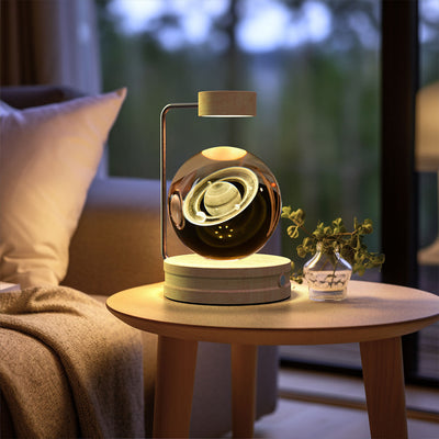 Crystal Ball Cosmic Dinosaur Indoor Night Light USB Power Warm Bedside Light Birthday Gift Night Lamp - Antique Decore
