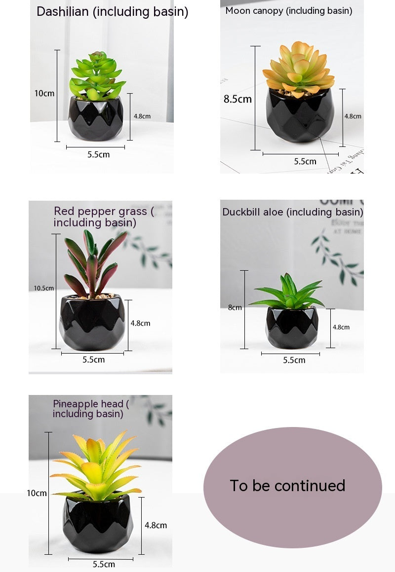 Artificial Green Plant Succulent Artificial Plant Home Furnishings - Antique Decore