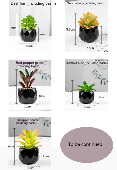 Artificial Green Plant Succulent Artificial Plant Home Furnishings - Antique Decore