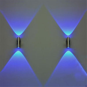 LED double head wall light - Antique Decore
