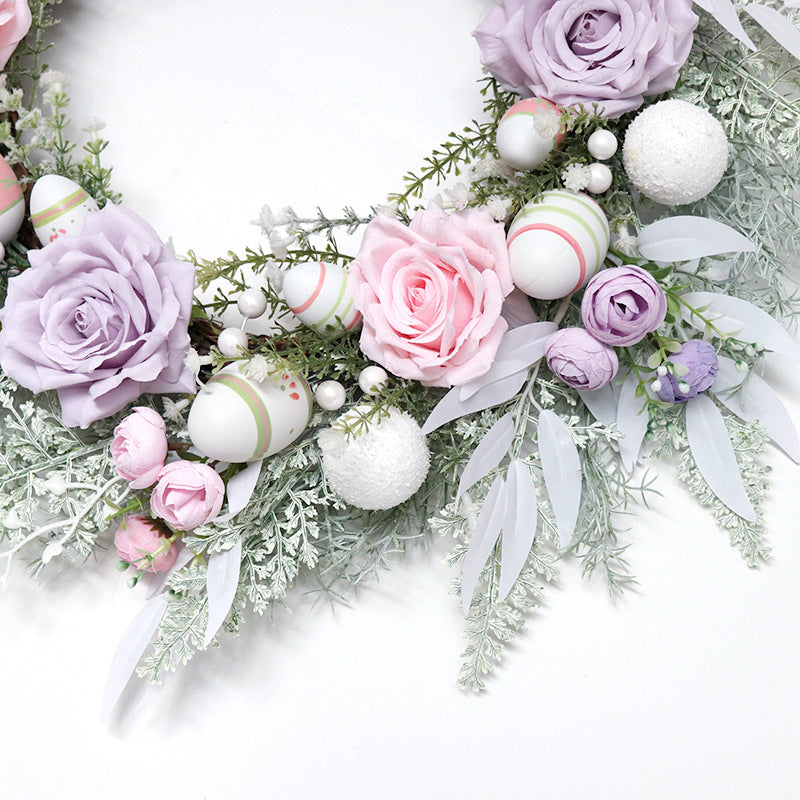 Home Easter Wreath Festive Door Decoration - Antique Decore
