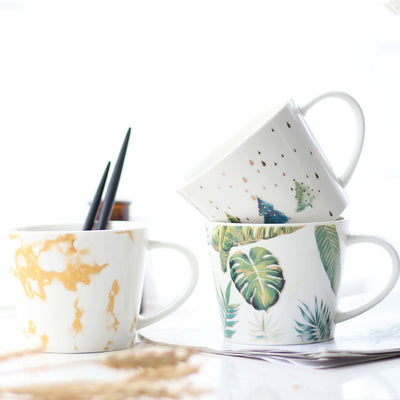 Home Oversized Coffee Cup - Antique Decore