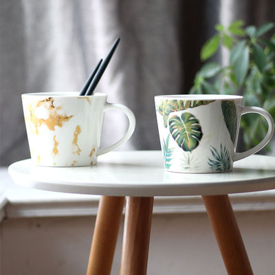 Home Oversized Coffee Cup - Antique Decore