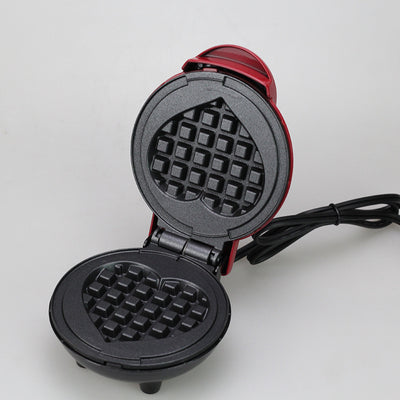 Mini Waffle Maker Waffle Home Children'S Breakfast Machine Portable Electric Baking Pan Light Food Machine - Antique Decore