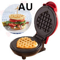 Mini Waffle Maker Waffle Home Children'S Breakfast Machine Portable Electric Baking Pan Light Food Machine - Antique Decore