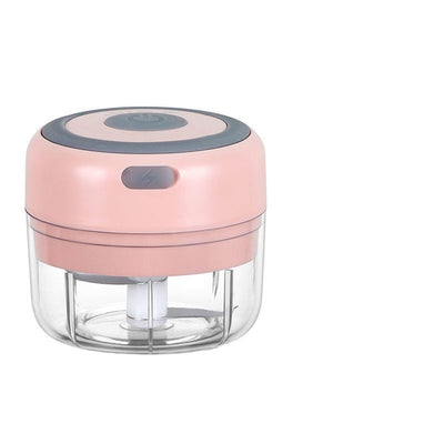 Mini Electric Garlic Chopper USB Charging Ginger Masher Machine Sturdy Durable Chili Vegetable Crusher Kitchen Tool - Antique Decore