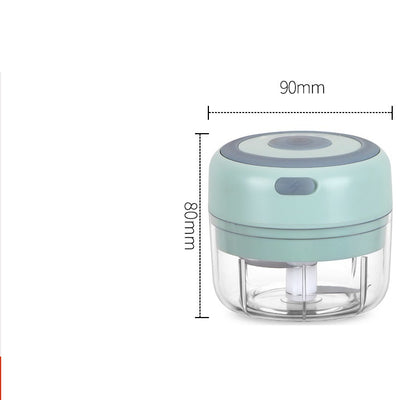 Mini Electric Garlic Chopper USB Charging Ginger Masher Machine Sturdy Durable Chili Vegetable Crusher Kitchen Tool - Antique Decore