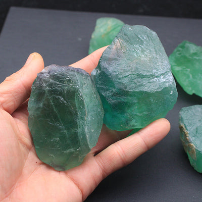 Natural Brazilian Green Fluorite Mineral Crystal Popular Science Natural Crystal Stone