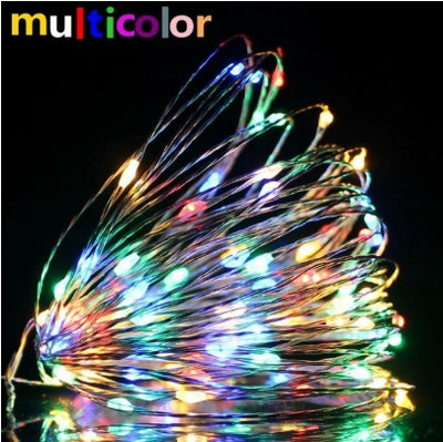 1-10M Led String Light Copper Wire Holiday Lighting Fairy Light Garland Battery Operation For Christmas Tree Wedding Party Decor - Antique Decore