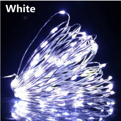 1-10M Led String Light Copper Wire Holiday Lighting Fairy Light Garland Battery Operation For Christmas Tree Wedding Party Decor - Antique Decore