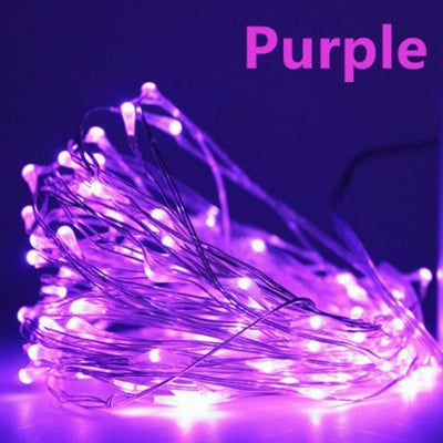 1-10M Led String Light Copper Wire Holiday Lighting Fairy Light Garland Battery Operation For Christmas Tree Wedding Party Decor - Antique Decore