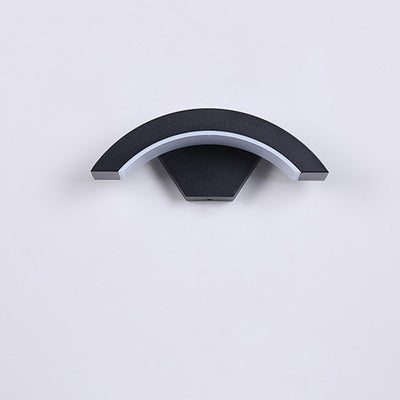 Led Wall Light Curved Moon Induction Wall Light - Antique Decore