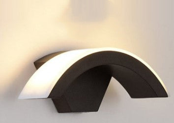 Led Wall Light Curved Moon Induction Wall Light - Antique Decore