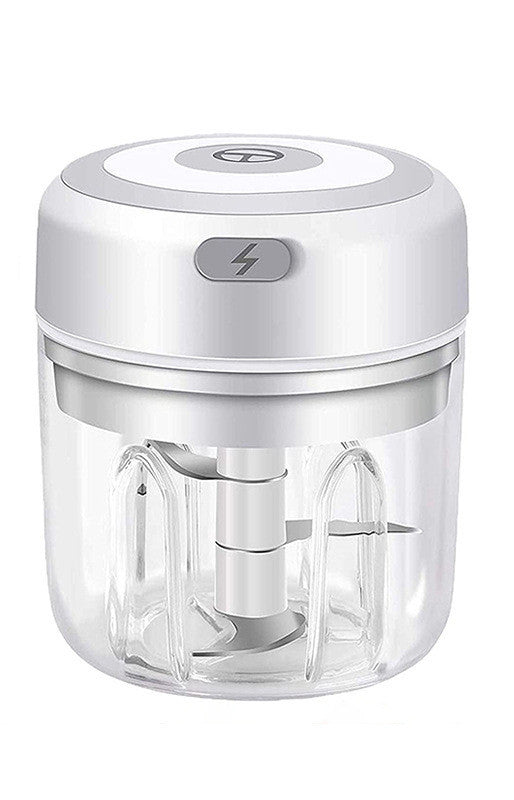 Mini Electric Garlic Chopper USB Charging Ginger Masher Machine Sturdy Durable Chili Vegetable Crusher Kitchen Tool - Antique Decore