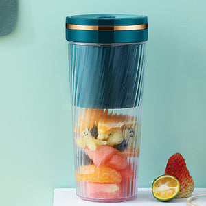 Portable Blender Mini Home Fruit Juicer Cup Wireless USB Electric Fruit Juice Machine - Antique Decore