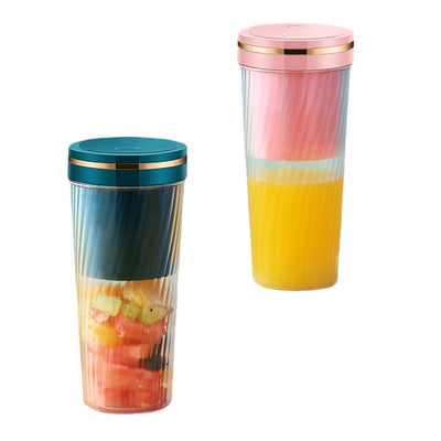Portable Blender Mini Home Fruit Juicer Cup Wireless USB Electric Fruit Juice Machine - Antique Decore
