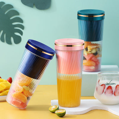 Portable Blender Mini Home Fruit Juicer Cup Wireless USB Electric Fruit Juice Machine - Antique Decore