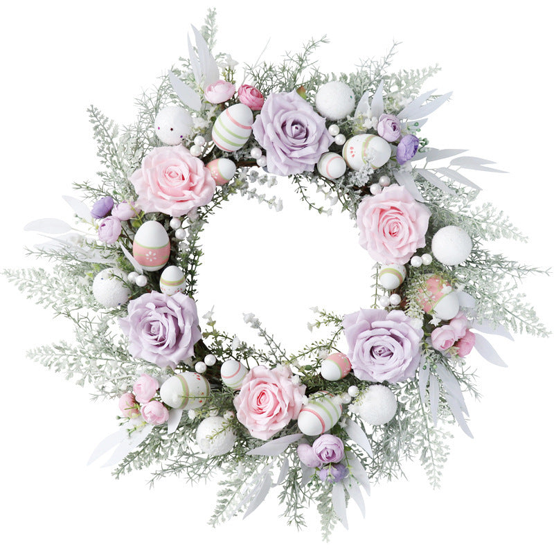 Home Easter Wreath Festive Door Decoration - Antique Decore