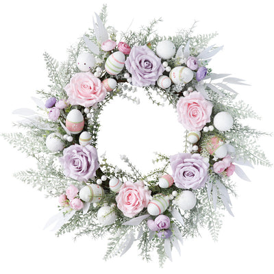Home Easter Wreath Festive Door Decoration - Antique Decore