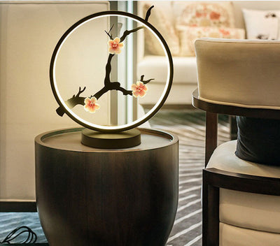 Chinese style ceramic table lamp LED table lamp - Antique Decore