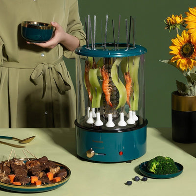 Automatic Multi-function Smoke-free Skewers Machine - Antique Decore