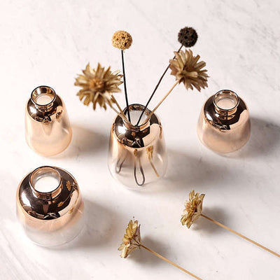 Nordic modern minimalist decoration in glass vase