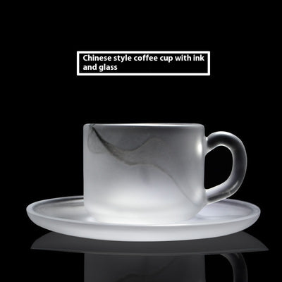 Glass Coffee Cup Crystal Coffee Appliance - Antique Decore
