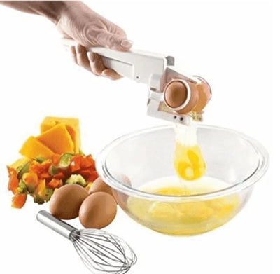 Egg Shell Cracker Handheld Plastic Egg Breaker Egg Opener Creative Egg Separator Tool Kitchen Gadgets - Antique Decore