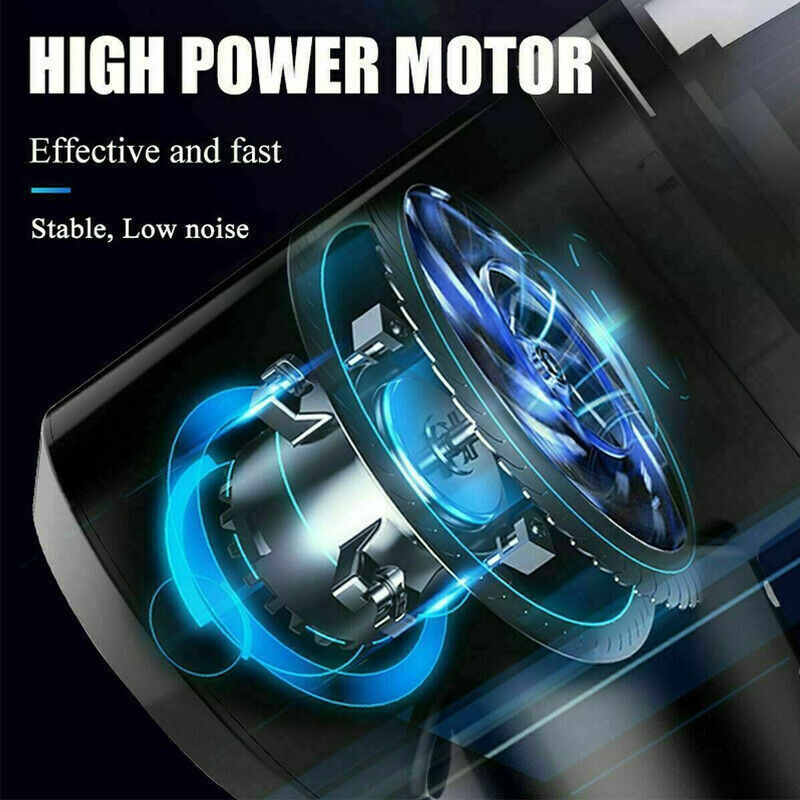 Portable Car Vacuum Cleaner, Handheld Vacuum High Power Cordless, Hand Vacuum Rechargeable Easy To Clean Car Interior, Desktop. - Antique Decore