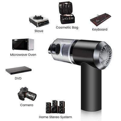 Portable Car Vacuum Cleaner, Handheld Vacuum High Power Cordless, Hand Vacuum Rechargeable Easy To Clean Car Interior, Desktop. - Antique Decore