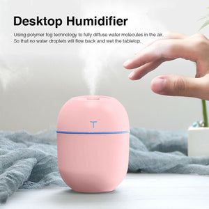 Air Humidifier Mini Ultrasonic USB Essential Oil Diffuser Car Purifier Aroma Anion Mist Maker For Home Car - Antique Decore