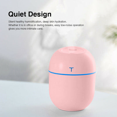 Air Humidifier Mini Ultrasonic USB Essential Oil Diffuser Car Purifier Aroma Anion Mist Maker For Home Car - Antique Decore