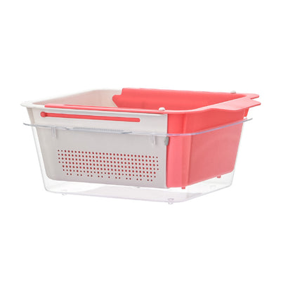 Double Retractable Asphalt Plastic Vegetable Basket