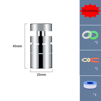 720 Degree Universal Faucet - Antique Decore
