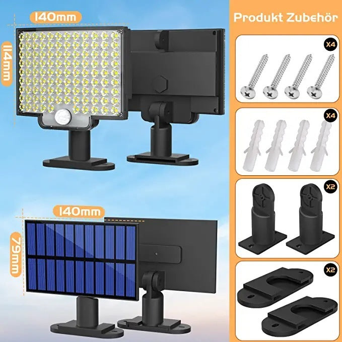 Garden Lamp 106led Solar Wall Lamp
