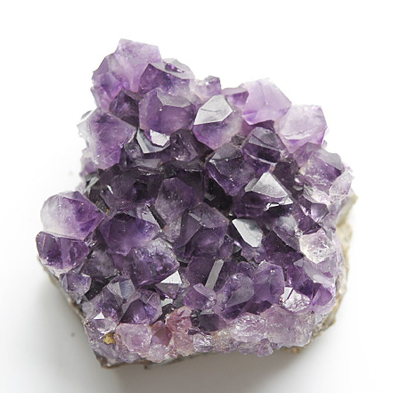 Natural amethyst block decoration