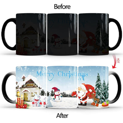 Color Changing Mug Ceramic Thermal Coffee Cup - Antique Decore