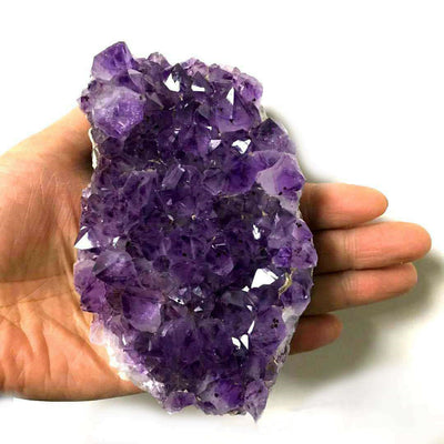 Amethyst Block Cluster Amethyst Hole Fragment Large Amethyst Home Decoration Accessories