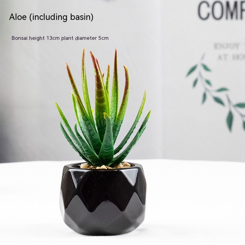 Artificial Green Plant Succulent Artificial Plant Home Furnishings - Antique Decore
