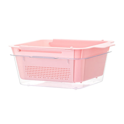 Double Retractable Asphalt Plastic Vegetable Basket